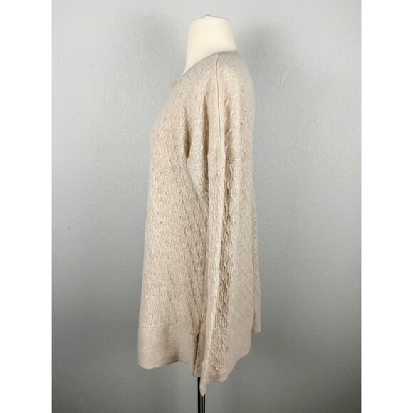 Cortland Park Cashmere Cable Boat Neck Sweater - Picture 9 of 11